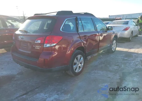 2012 Subaru Outback 2.5I from USA, damaged, VIN 4S4BRBAC5C3245927